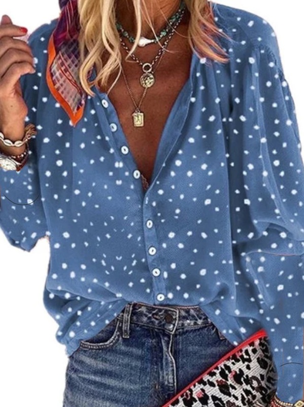 Blusa feminina vintage manga 3/4