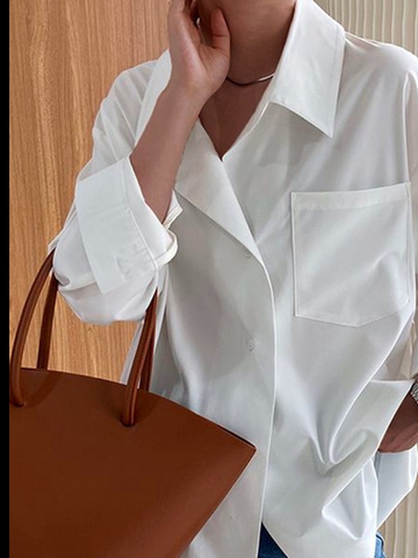 Blusa feminina lisa casual