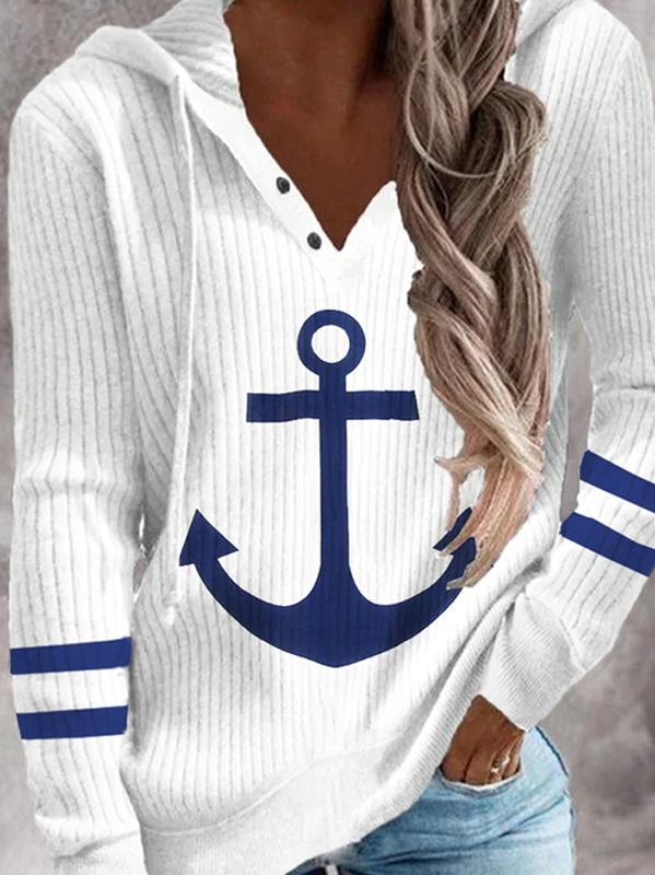 Suéter feminino casual solto com capuz e fivela